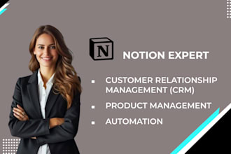 design custom dashboards, templates, workspace in notion