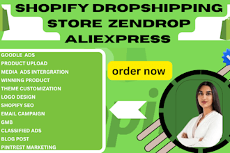 create and optimize a shopify dropshipping store with cjdropshipping zendrop