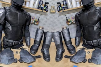 3d creation cosplay model full armor wearable cosplay 3d mask toy 3d printing