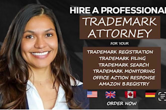 be US, canada licensed trademark registration attorney, office action, sou, noa