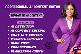 humanize your ai content and make it sound naturally and professional