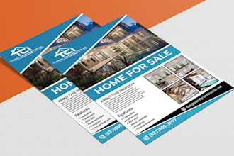 do real estate, cleaning, food flyer design and more