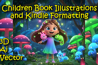 design children book illustration and children storybook