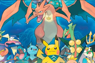 draw pokemon art digimon fakemon tcg pokemon trainer anime pack background