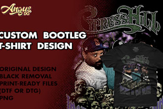 design vintage bootleg t shirt graphics with a retro streetwear vibe