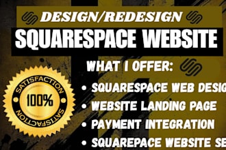 edit build design and redesign squarespace website, squarespace developer