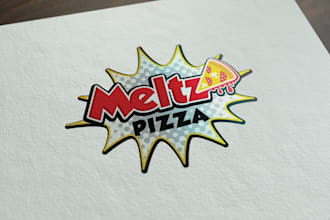do restaurant, bakery, fast food, bbq, pizza or food logo design in 24hrs