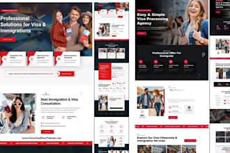 immigration website visa application law firm wordpress website lawyer website