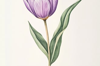 create botanical illustration art for you