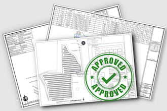 stamp architectural, structural, mep and solar plan for city permit in fl and cl