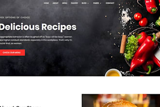 build wix restaurant website, food catering website, food website using wix