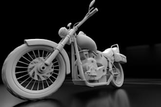 do 3d bike model bicycle model ue5 bike rigging 3d motorcycle model bike render