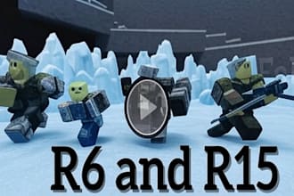 create smooth custom blender animations for roblox r6   r15