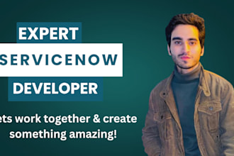 be your expert servicenow developer from basic to advanced