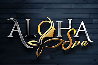 do modern luxury skin care, spa salon, beauty and cosmetics logo design