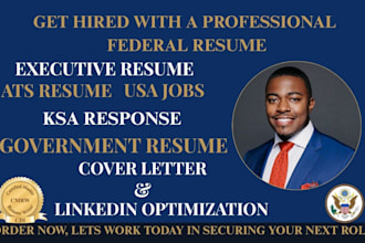 craft a federal resume executive resume ats resume USA government resume