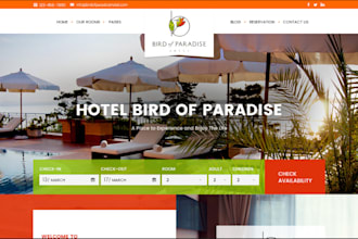 build hotel booking website, airbnb, vacation, rental website with wordpress