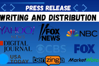 do press release writing and press release distribution