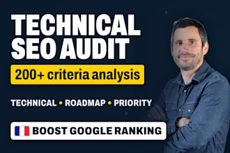 manual SEO audit by a 17 year consultant with 200 checks and action plan