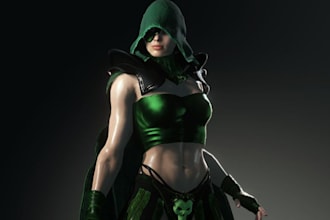 game lop poly 3d fantasy,3d human,metahuman,anatomy 3d design,face rig,animation