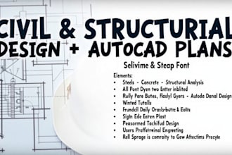do wood, steel and concrete structural design, structural engineer