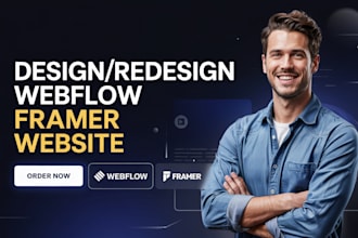 design, redesign webflow website, figma to framer webflow, framer website