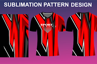 all sublimation pattern or sublimation design