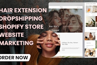 design cosmetics shopify website beauty store skin care store marketing