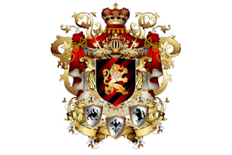 create luxury family crest, heraldic logo or coat of arms design for you