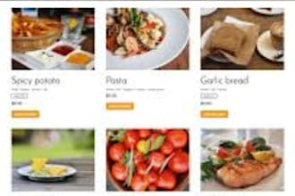 do restaurants menu online food delivery hotel food cafe coffee shop website