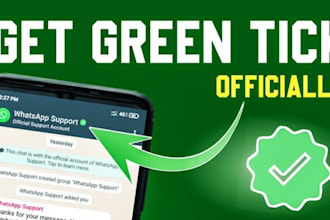 provide green tick api, whatsapp channel, whatsapp community, whatsapp promotion