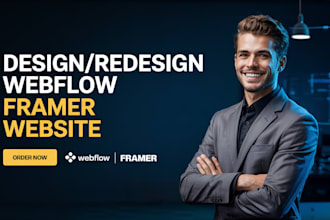design, redesign webflow website, figma to framer webflow, framer website