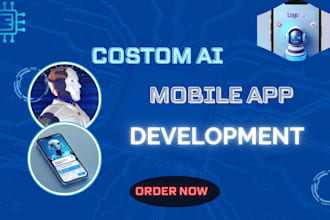 do ai mobile app, ai developer, iso app with ai chatbot integration, flutter