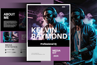 do professional electronic press kit media kit epk artist kit clickable sheet