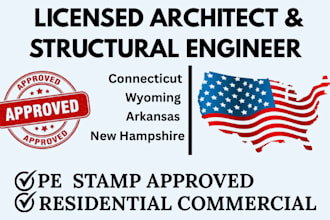 do pe stamp city permit for connecticut, arkansas, new hampshire, wyoming