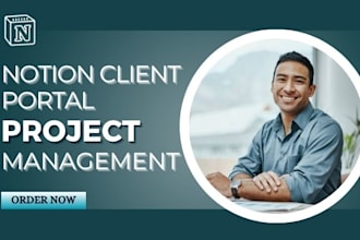 setup your notion client portal custom notion template notion crm notion expert