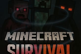 create a custom minecraft logo