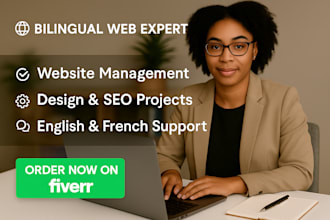 manage your bilingual website, design and SEO projects en fr