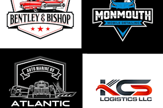 design luxury auto detailing, carwash, automotive, trucking and car racing logo