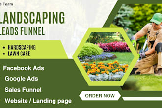 generate hardscaping landscaping lead generation landscaping website