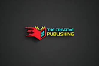 do attractive minimalist good book publisher logo