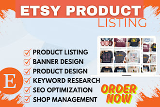 upload your etsy digital products listing etsy seo optimization rank tags expert