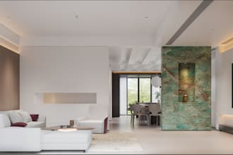 create 3d interior villa house, pool design, 3d renderinginterior design blender