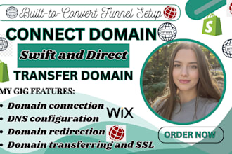 connect godaddy domain to shopify,  squarespace, or fix domain dns in wix