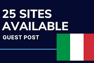 write and publish guest posts on italian pbn sites