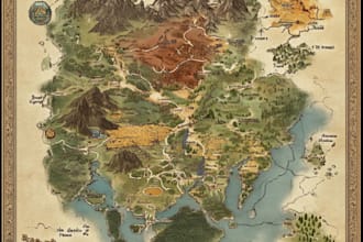 draw a professional fantasy map for you