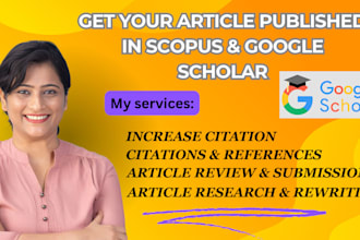 increase citation on google scholar, scopus, and scopus peer