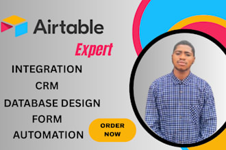 setup airtable database and write airtable formular as an airtable expert