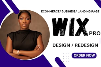 design and redesign wix photography and wix portfolio website