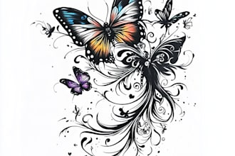 draw amazing tattoo design, traditional tattoo realistic